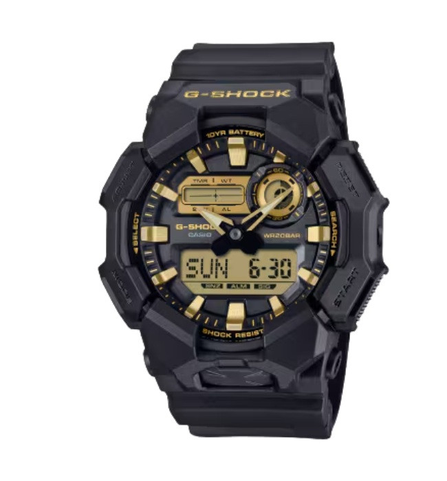 Casio G-Shock GA010GB-1A9 Watch - Black/Gold