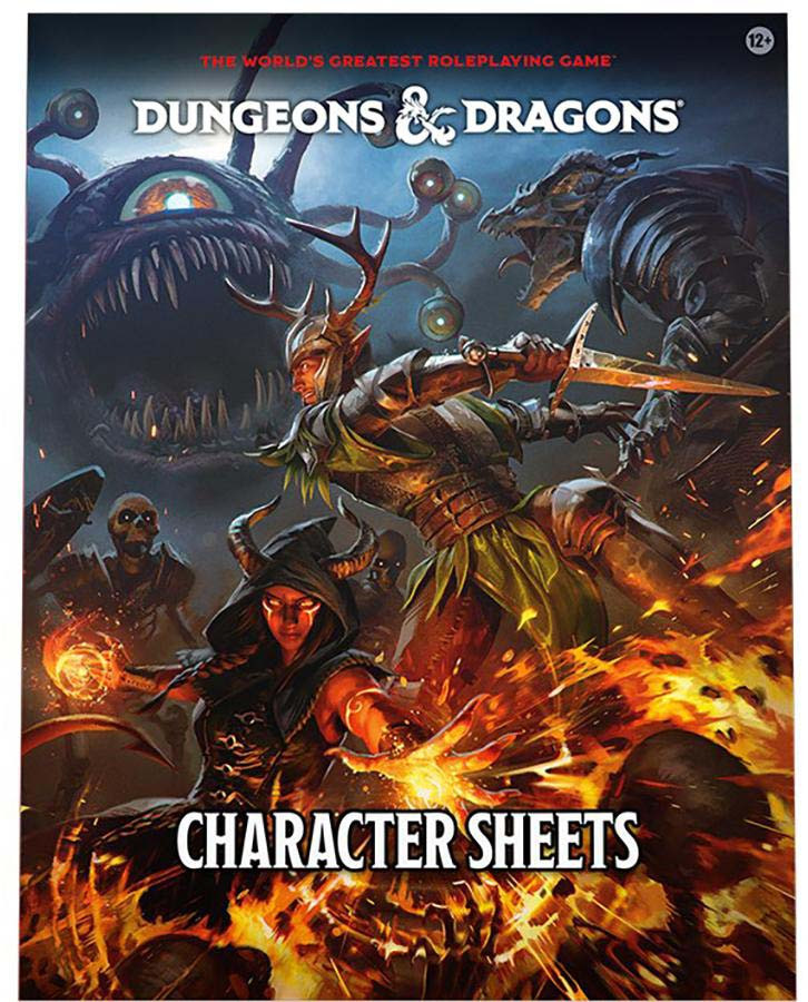 Dungeons & Dragons: Redesigned 2024 Character Sheet 50-Pack