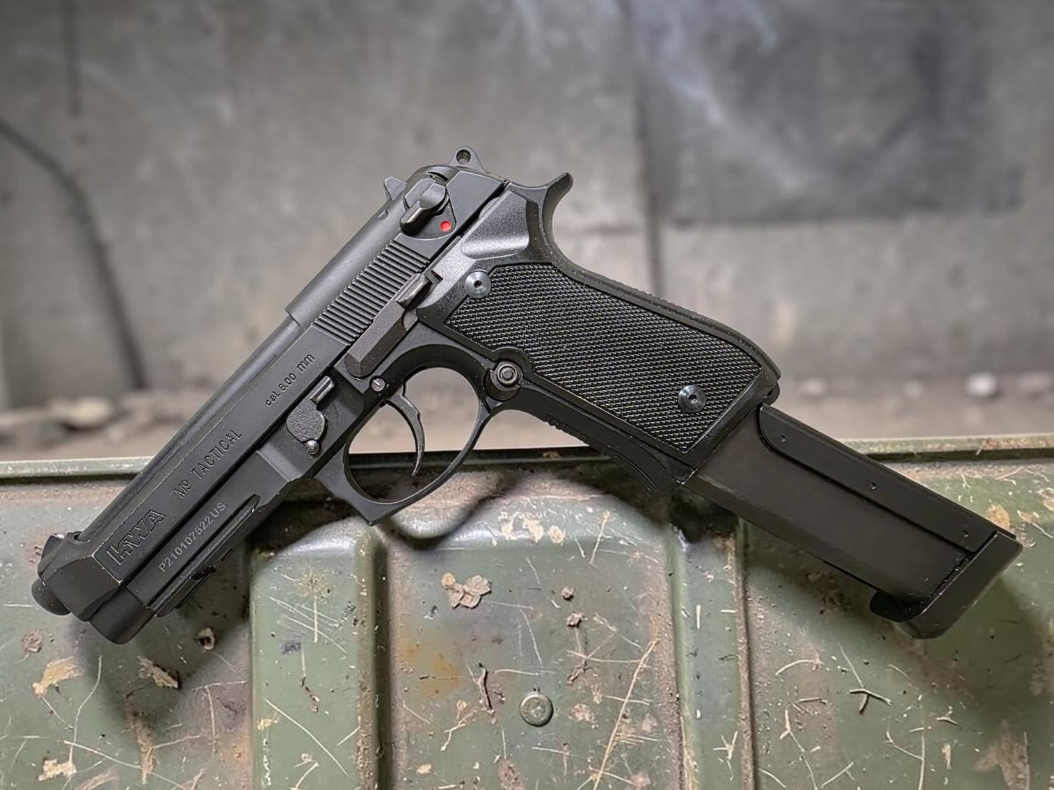 KWA M9 Tactical PTP Gas Blowback Airsoft Training Pistol - Package - USEDⓈ