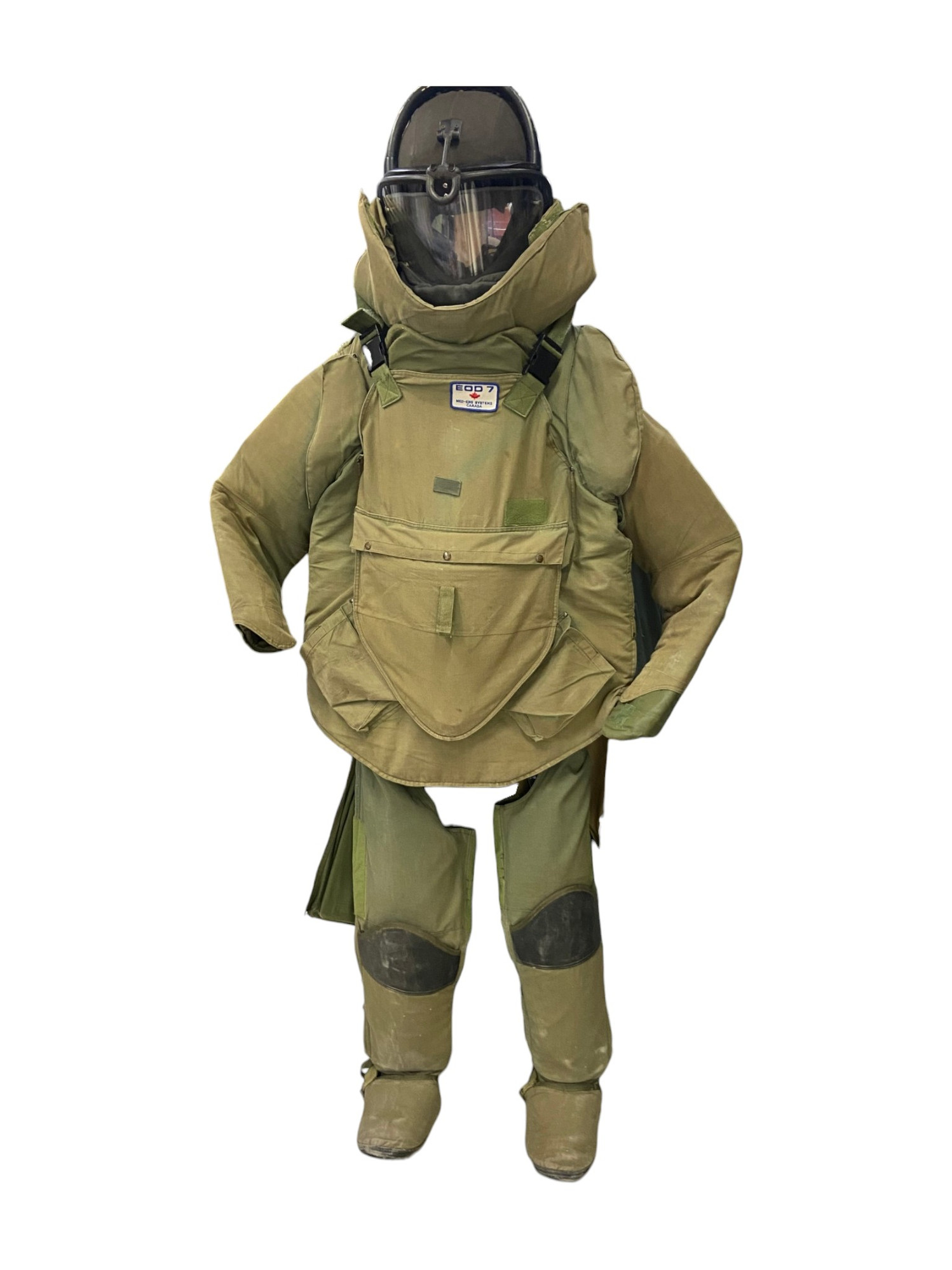 Canadian Armed Forces EOD Technician Bomb/Ordnance Disposal Suit W/ Protective Plates