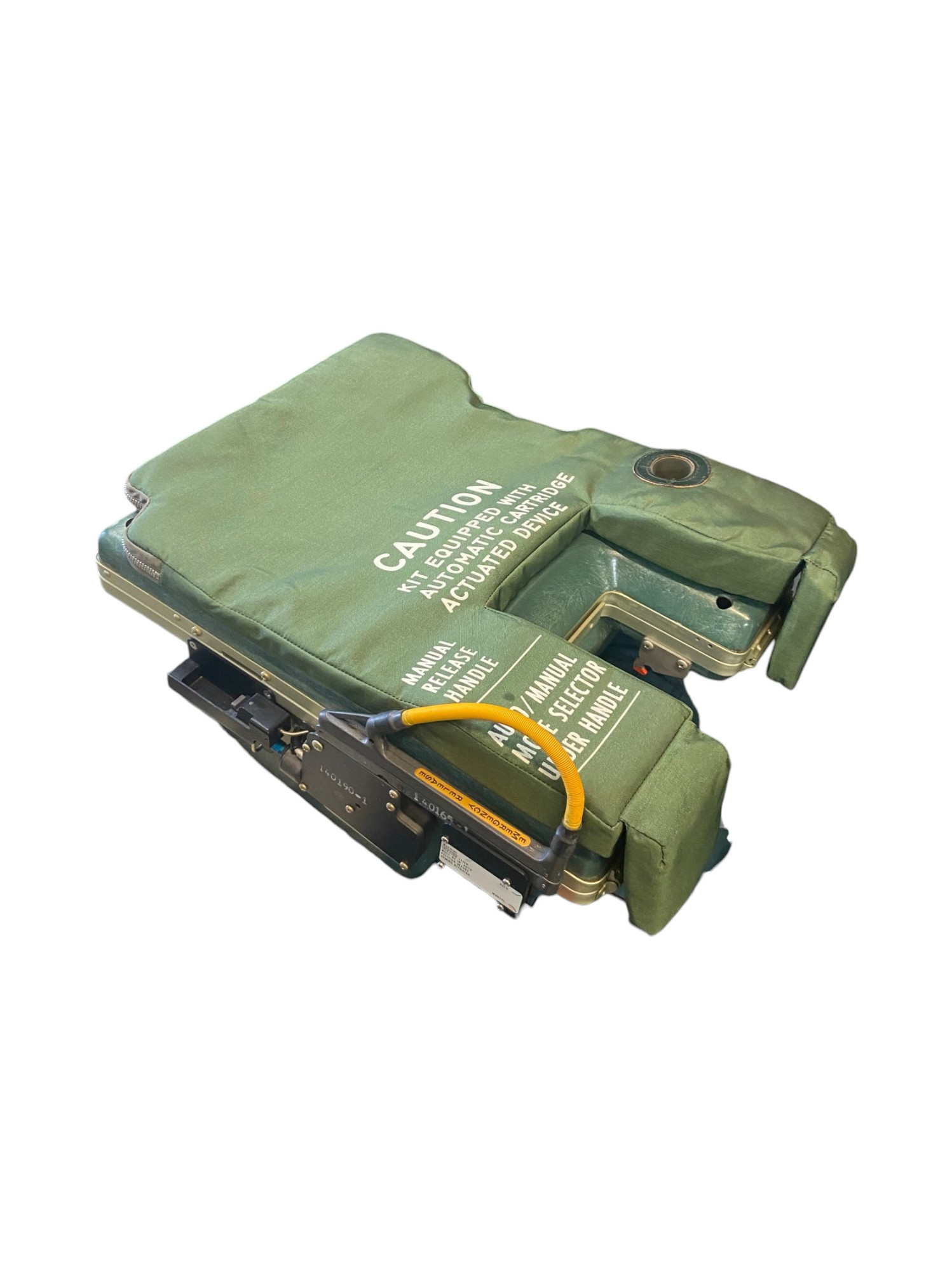 U.S.A.F. Vietnam Era B-57 Canberra Aircraft Survival Ejection Seat W/Cushion - Dated 1972