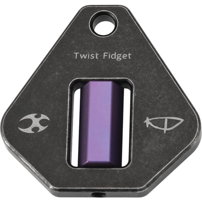 Twister Fidget Spinner Blk