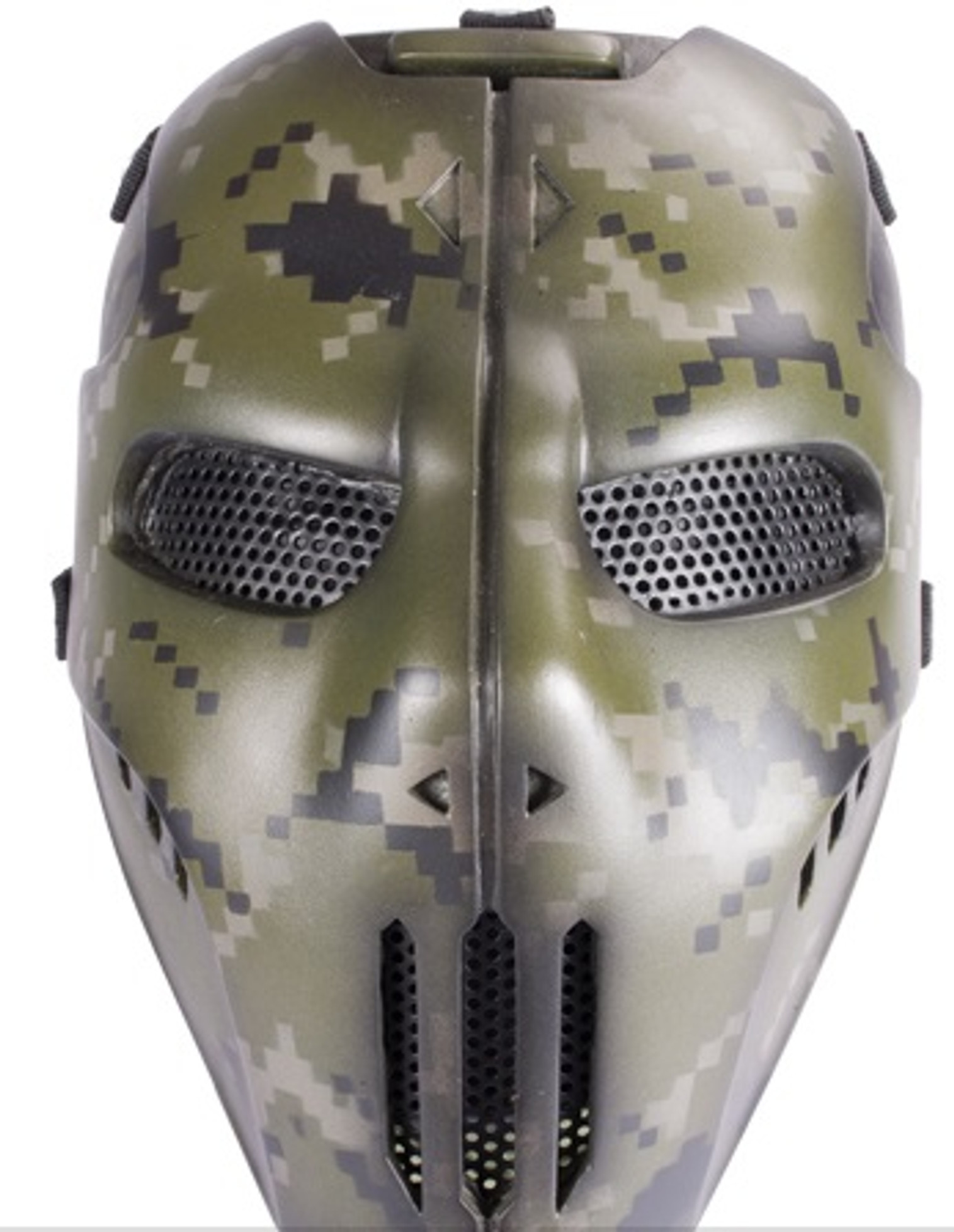 R-Custom Fiberglass Wire Mesh Digital Woodland Camo Mask Inspired By Brink