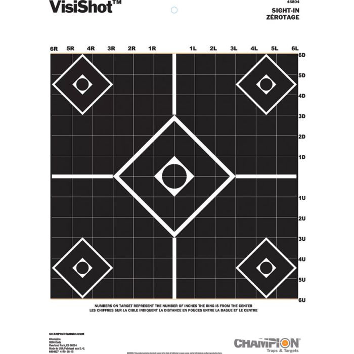 Visicolor Sight-In Target