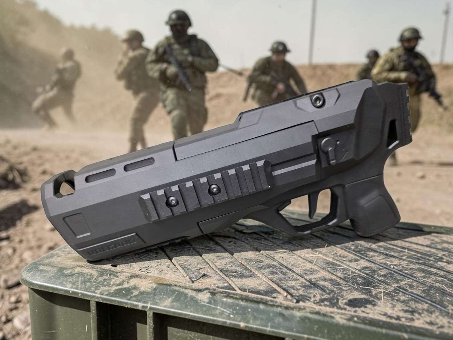 ACETECH "VOLCANO" 40mm Airsoft Grenade Launcher w/ Built-In Rechargeable Tracer Unit - Package - USEDⓈ