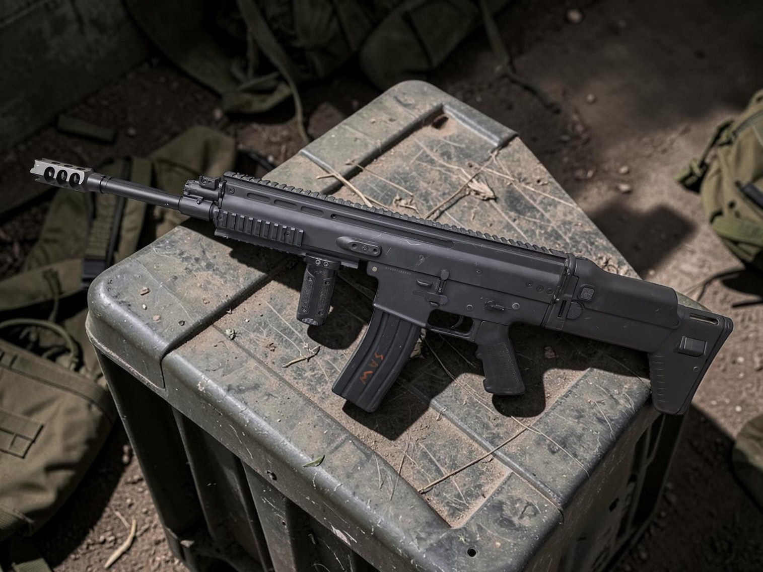 FN SCAR L Carbine Airsoft AEG Rifle - USEDⓈ
