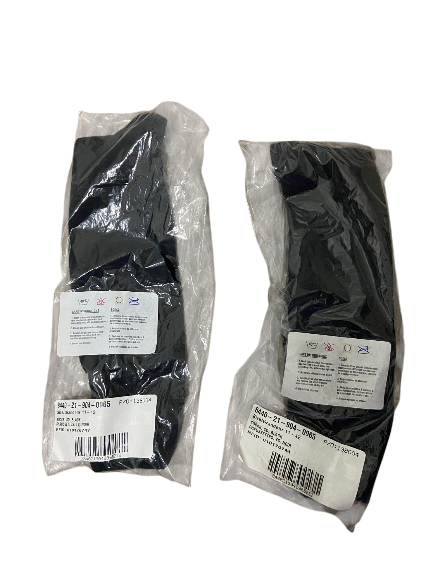Canadian Armed Forces Black Socks - Size 11/12