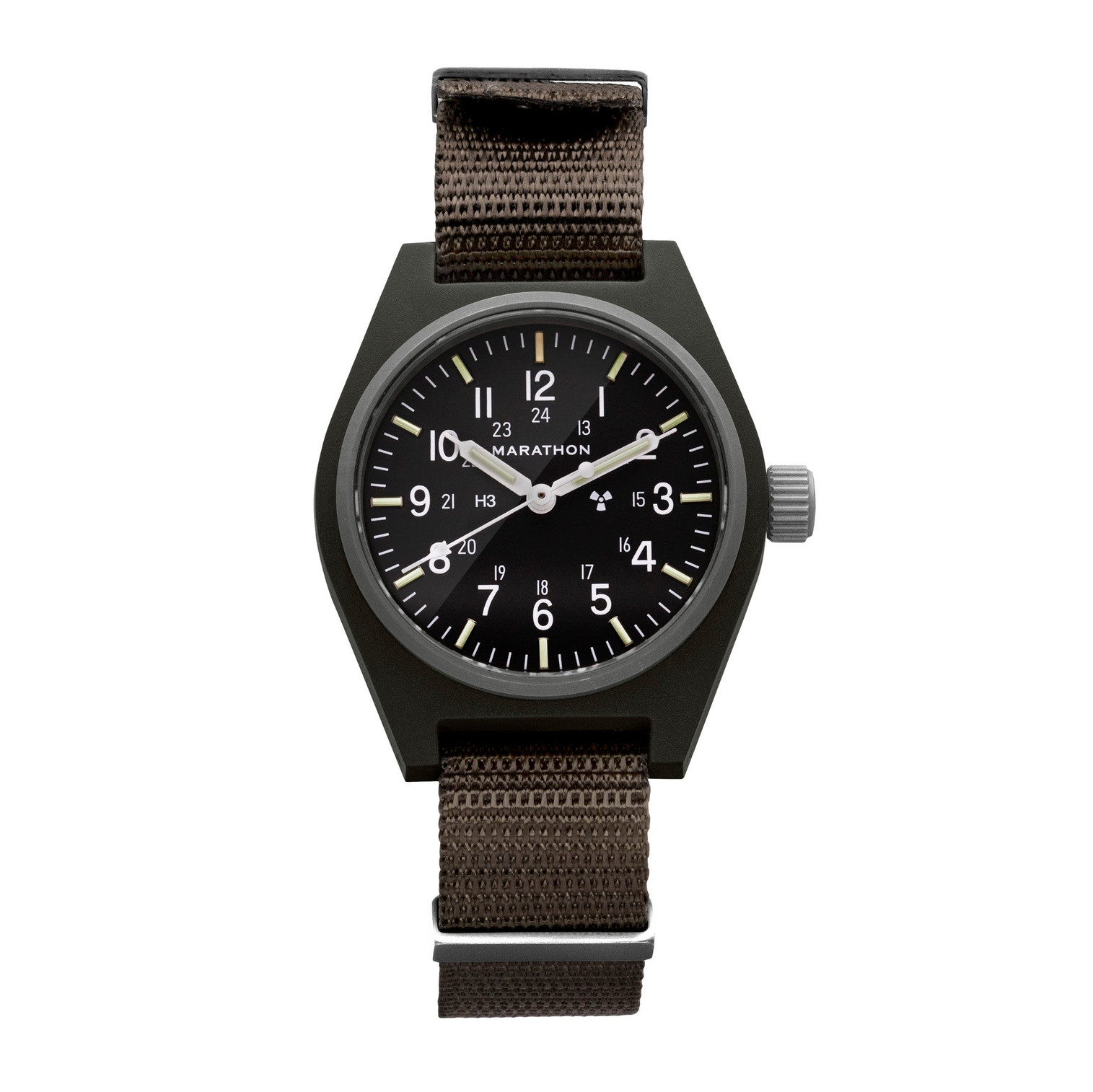 Marathon 34mm Sage Green GPM Standard Issue Tritium Field Mechanical Type II Watch