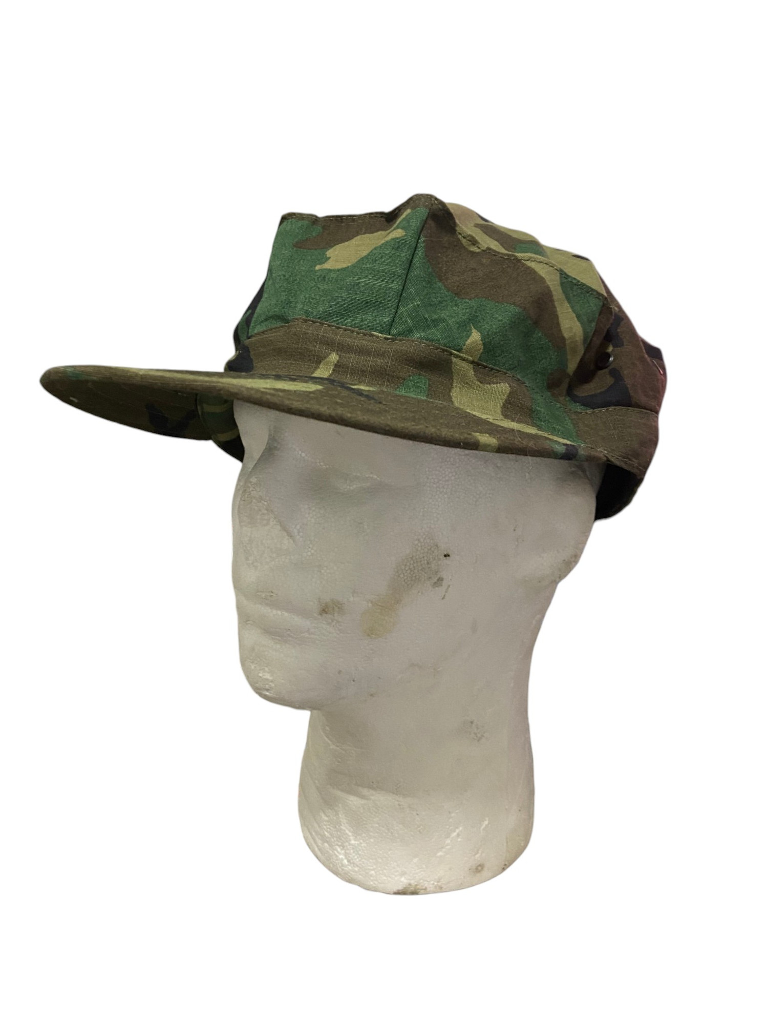 U.S. Armed Forces USMC M81 Woodland Type II Utility Field Cap - Extra Large