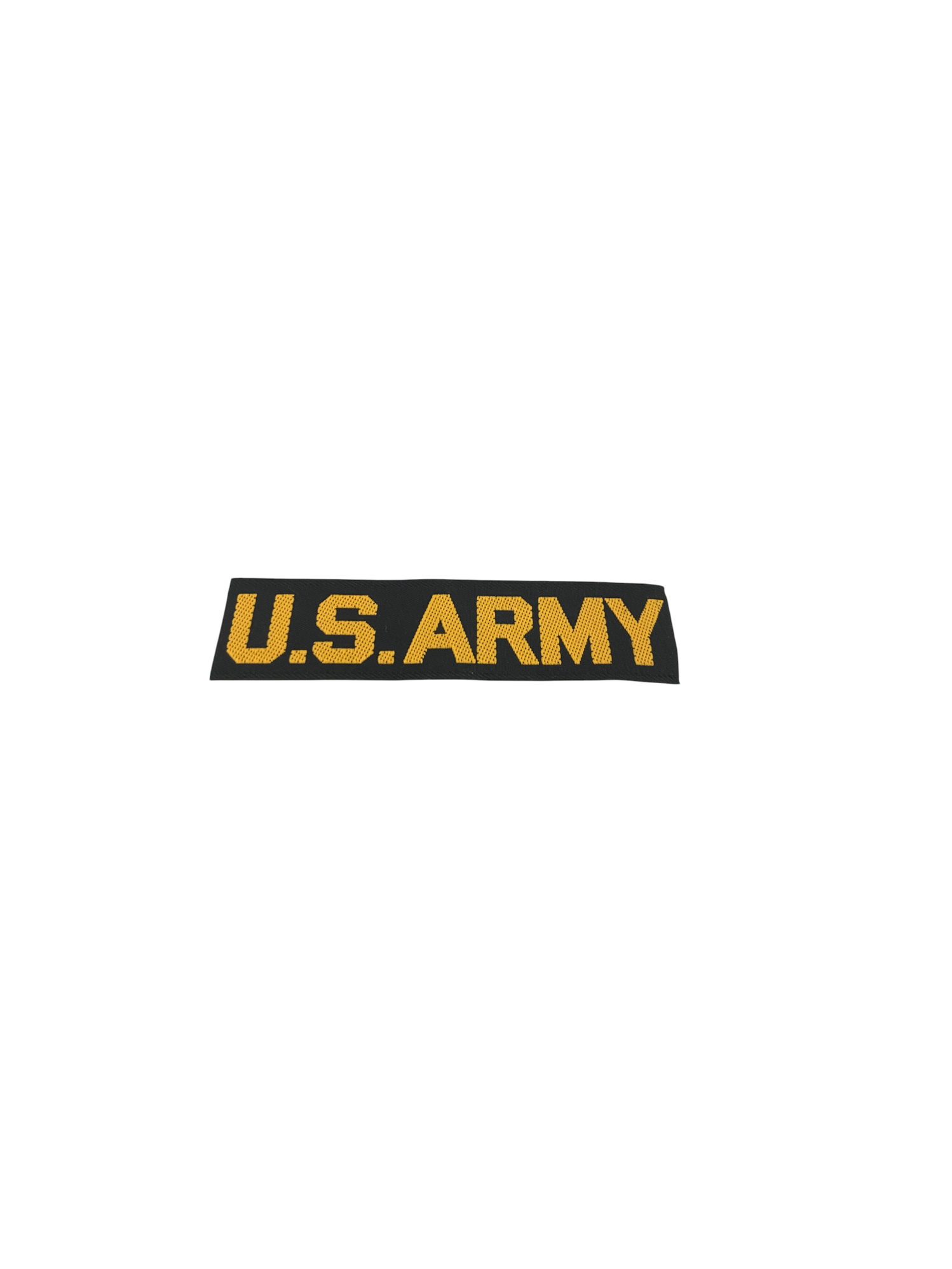 U.S. Army Style 1950s & 1960s Gold On Black Branch Tape