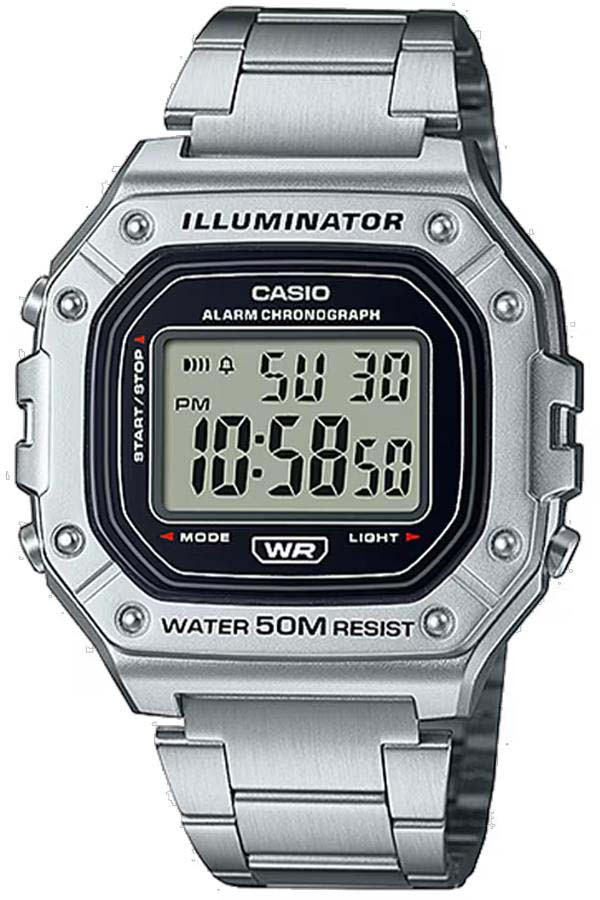 Casio Men's W218HD-1AV Metal Digital Sports Watch