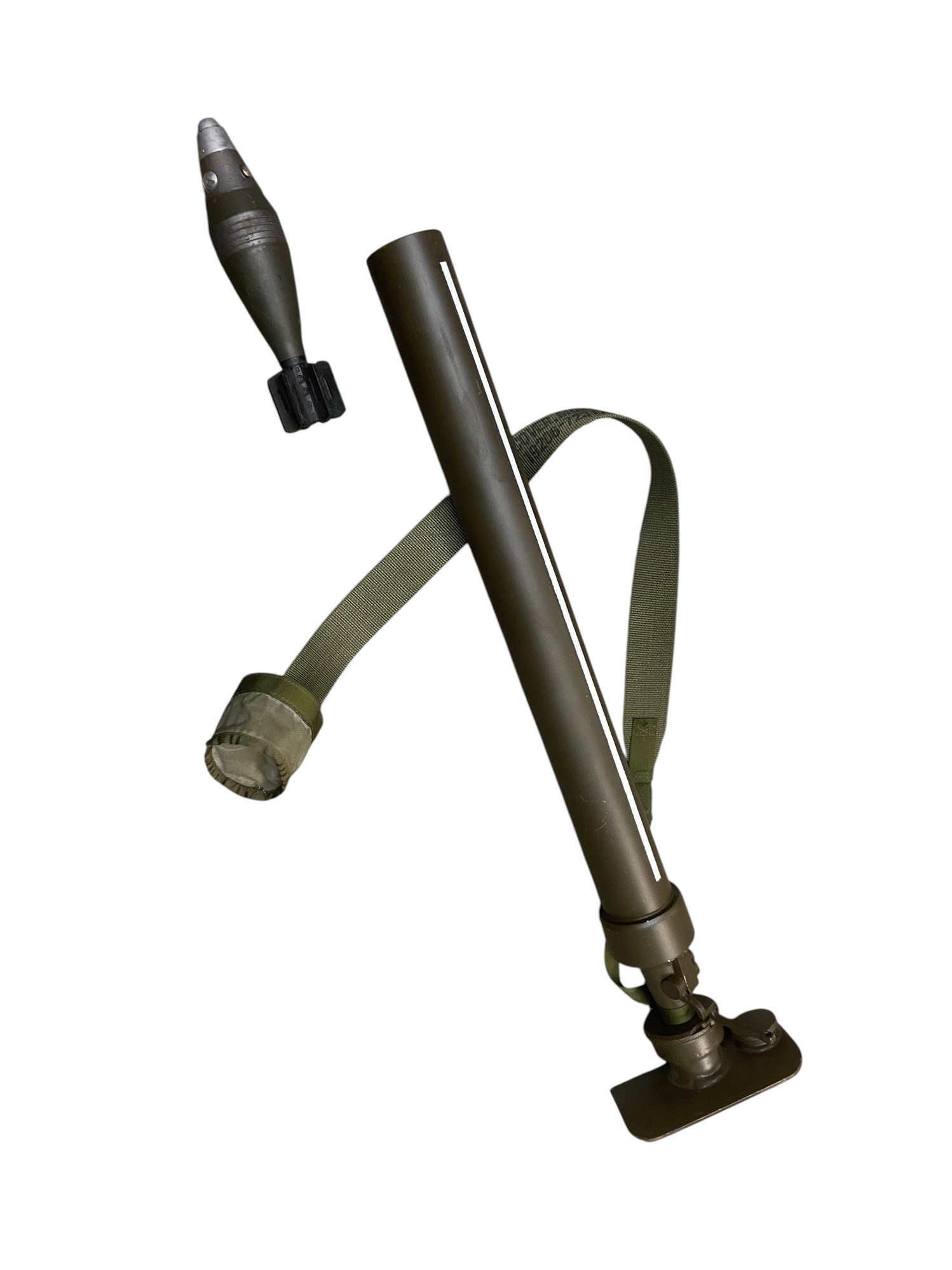 Canadian Armed Forces M19 60mm Light Infantry Platoon Mortar W/ 60mm Model Round - Deactivated