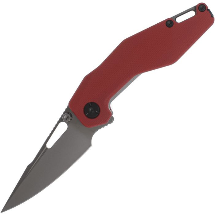 Woody Linerlock Red G10