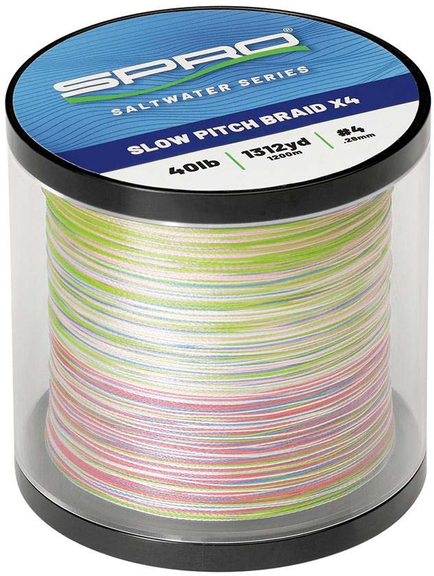 SPRO Slow Pitch Braided Fishing Line w/ Pitch Mark