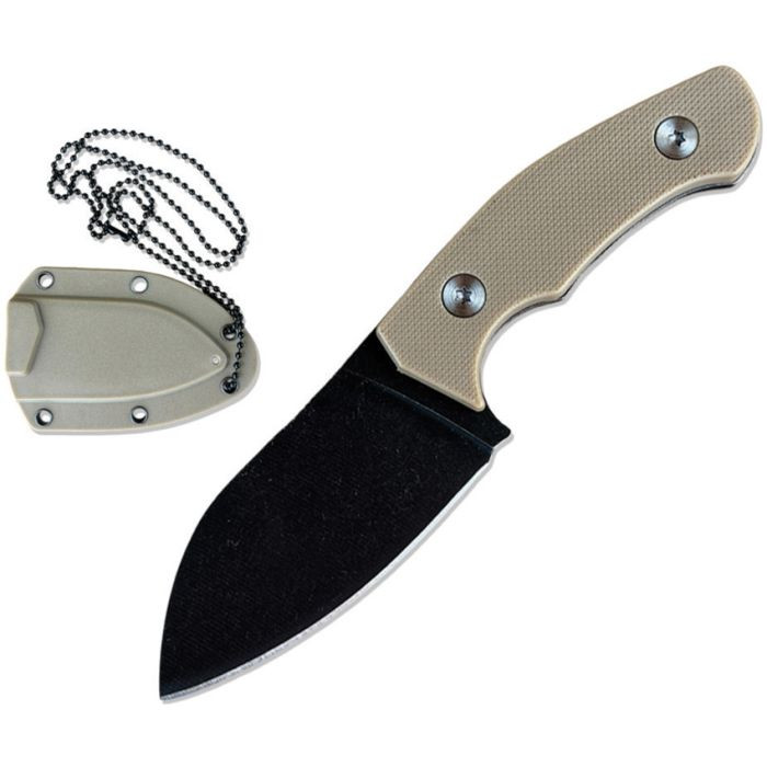 Neck Knife Desert Tan