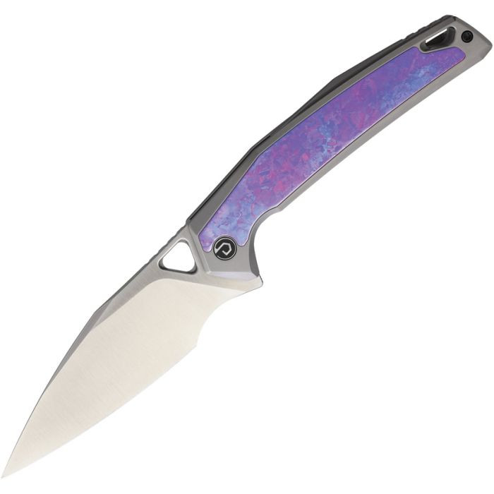 Framelock Purple Crystal