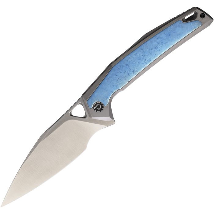 Framelock Blue Crystal