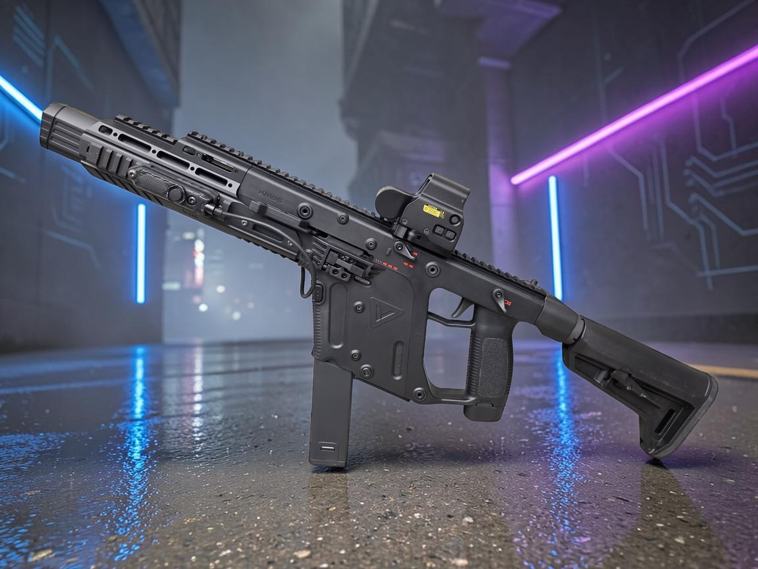 Krytac KRISS Vector Airsoft AEG SMG Rifle - Package - USEDⓈ