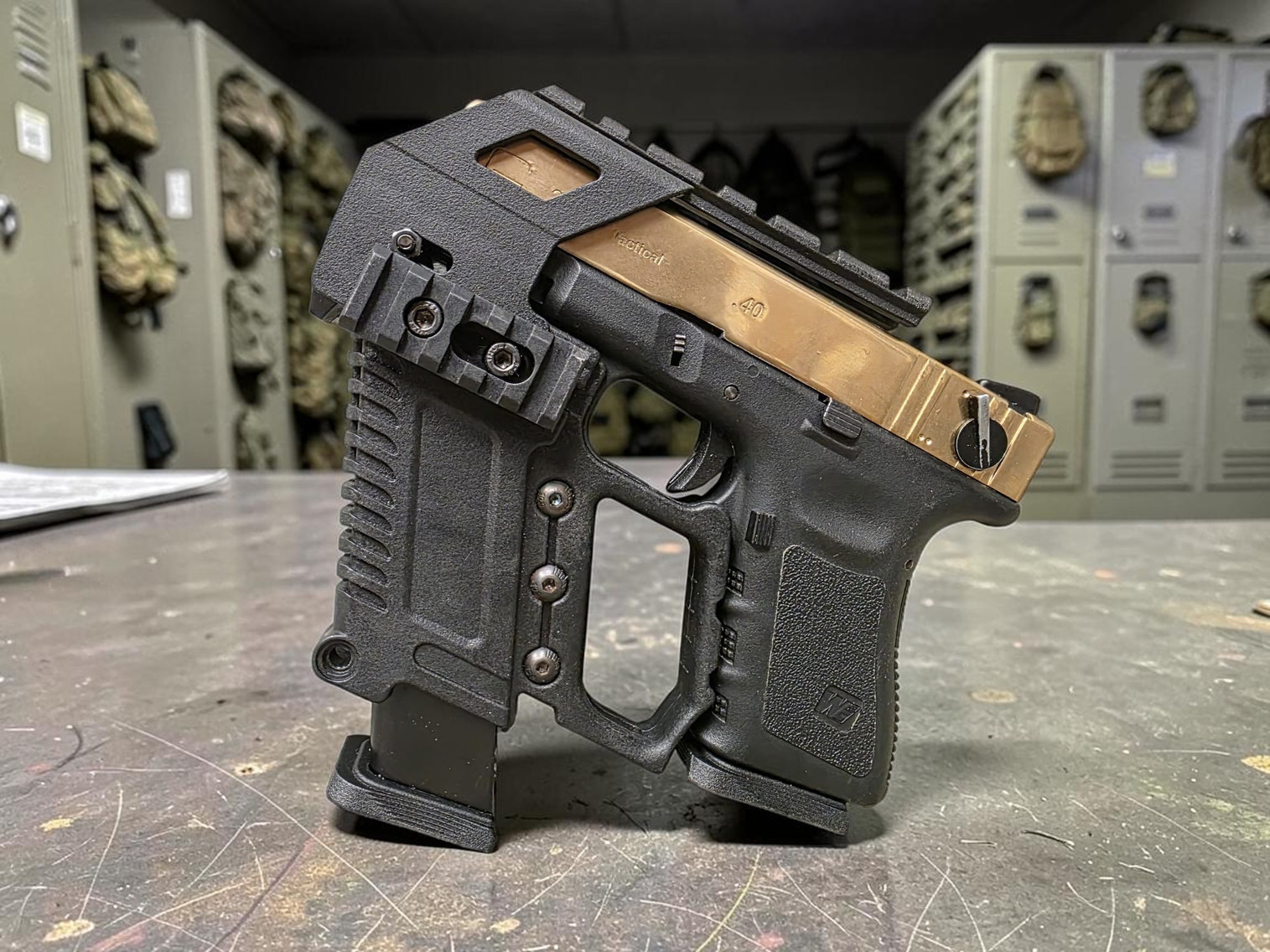 WE Glock 23 Gen 3 Select Fire Airsoft Gas Blowback Pistol - USEDⓈ