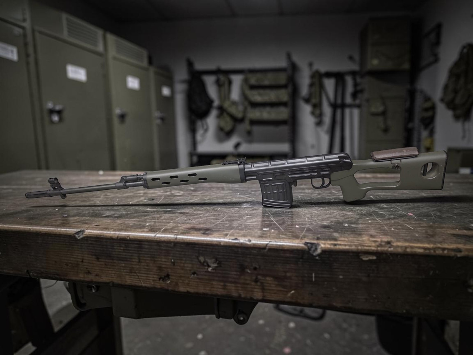SVD Dragunov Bolt Action Airsoft Sniper Rifle - USEDⓈ