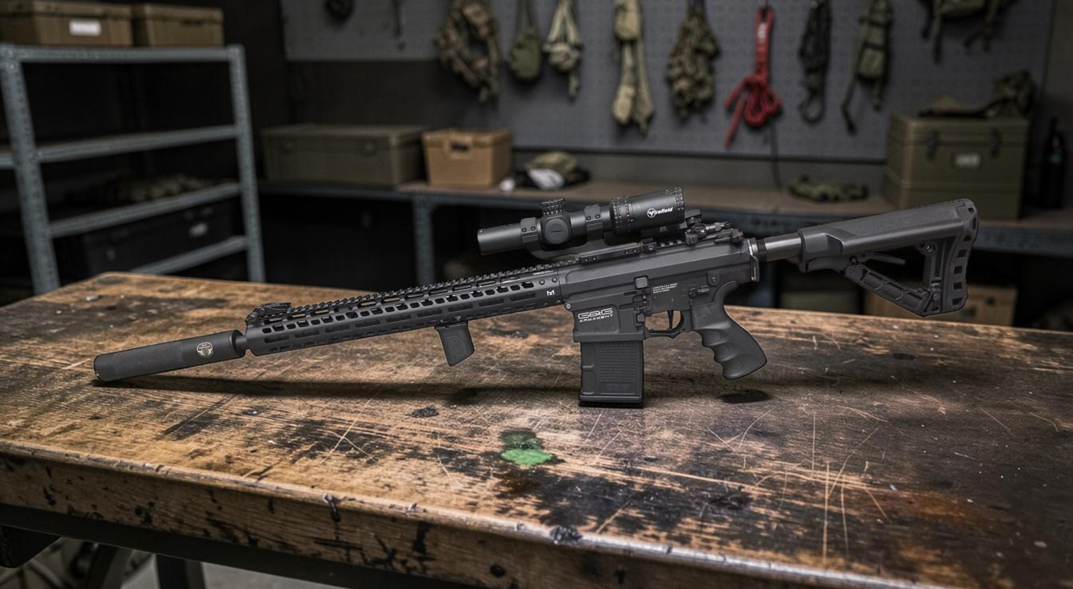 G&G TR16 MBR 308 Airsoft Rifle AEG with M-LOK Handguard - USEDⓈ