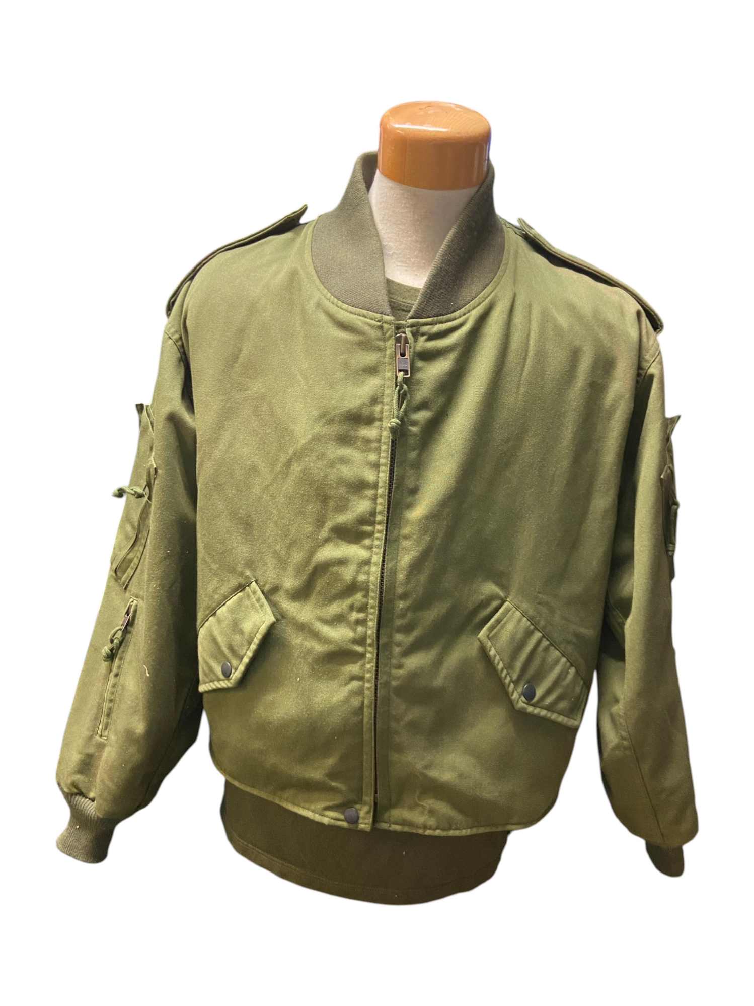 Canadian Armed Forces Intermediate Fire-Resistant OD Flyer's Jacket - 6748