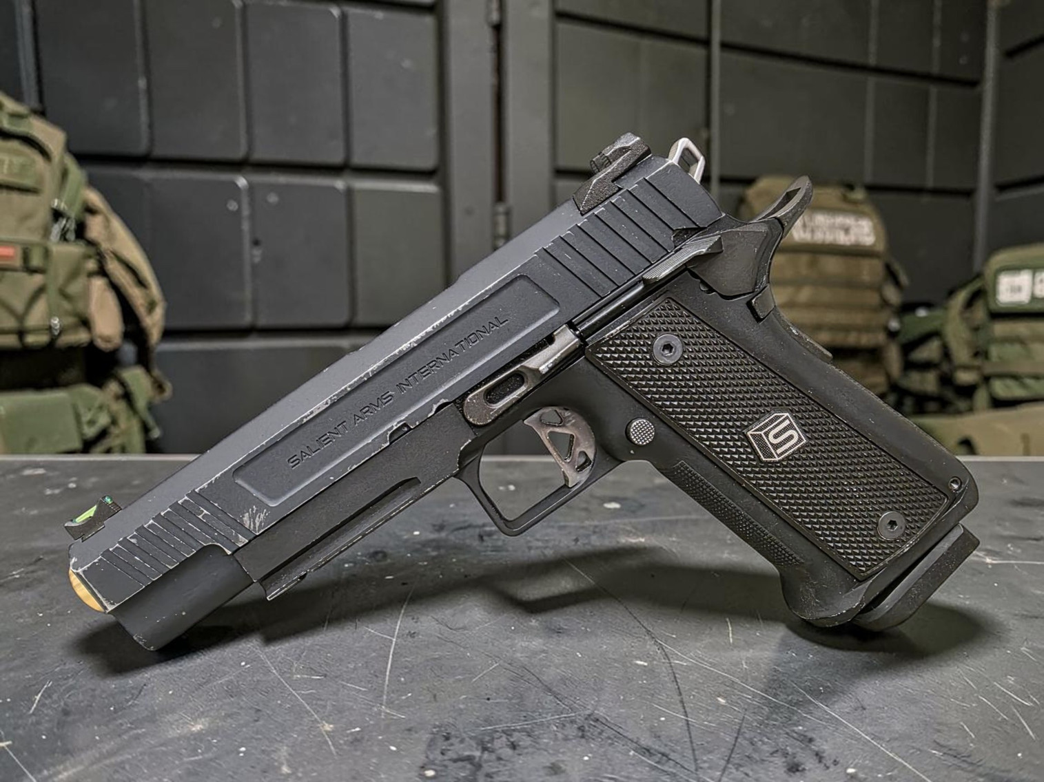 EMG x Salient Arms International 2011 DS 5.1 Airsoft GBB Pistol - USEDⓈ