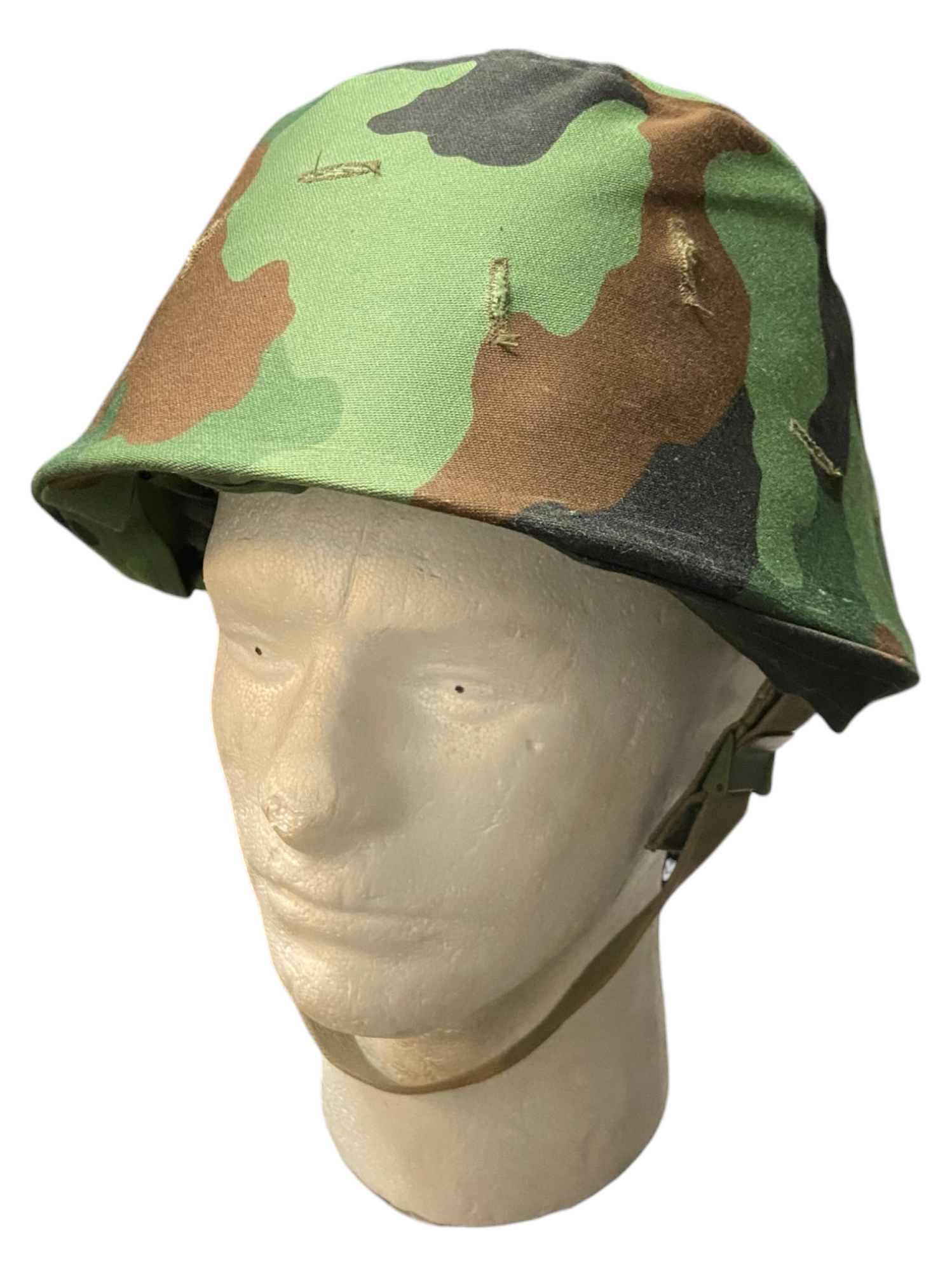 Yugoslav Federal Republic Army M59/85 Helmet W/ M93 Oakleaf Cover