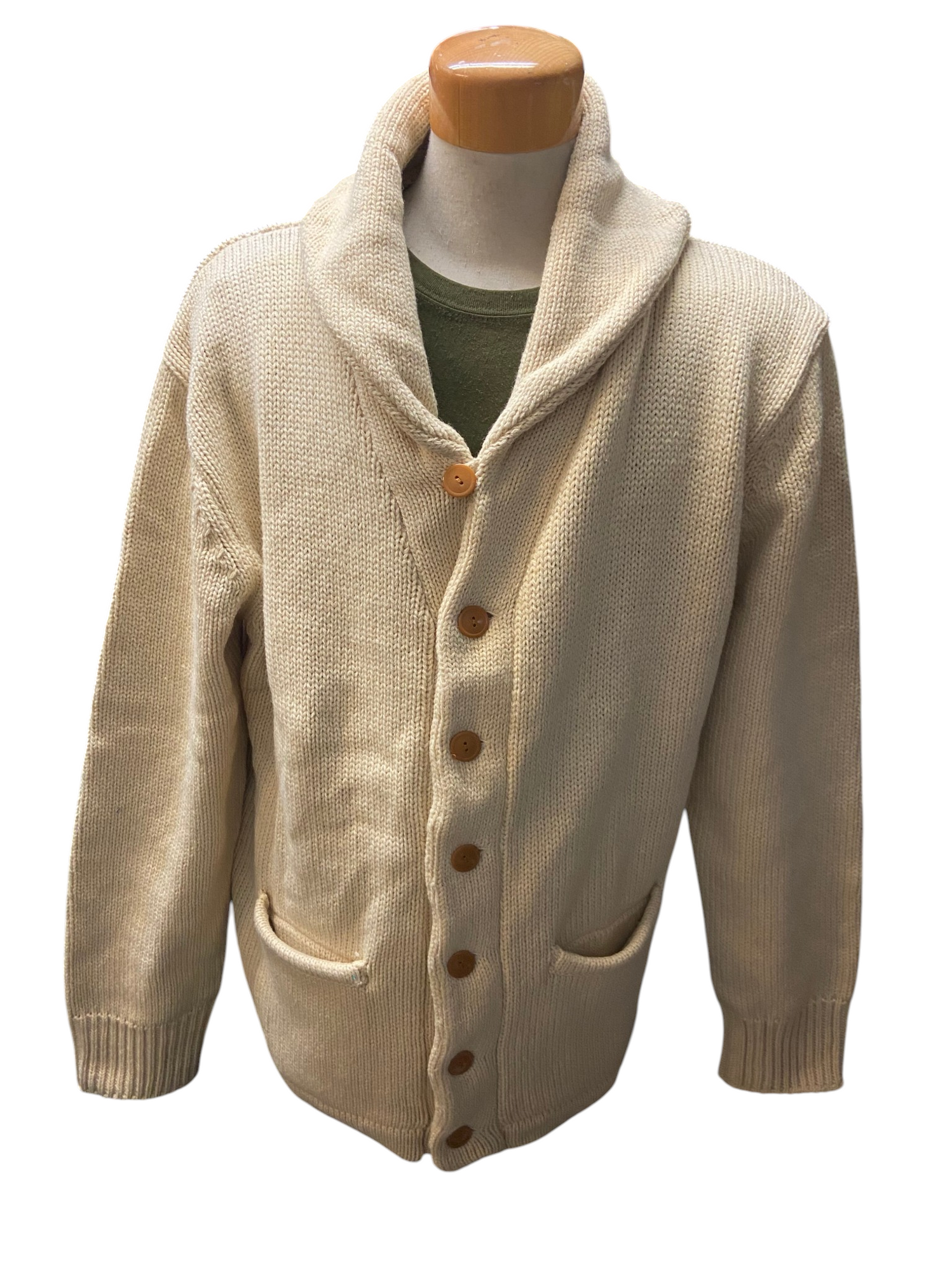 WPG Classic Shawl Collar Wool Cardigan