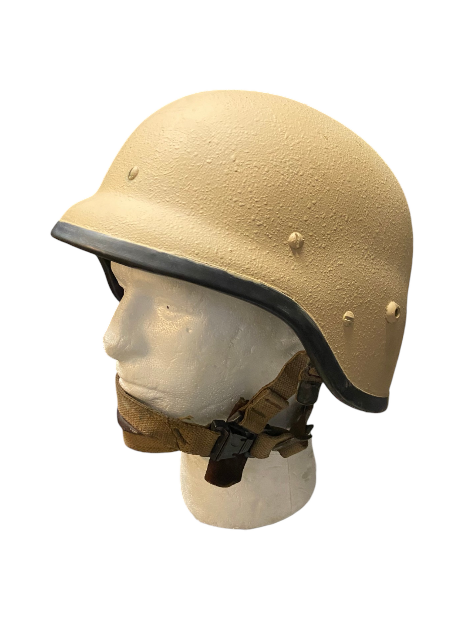 SADF/SANDF M87 Aramid/Kevlar Helmet W/Face Shield Mount - Large/X-Large
