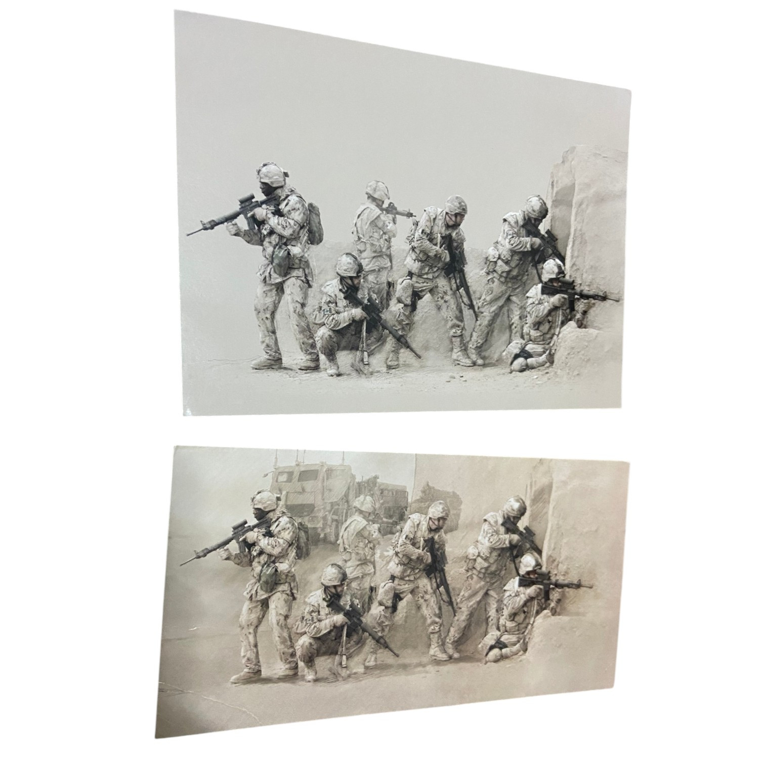 Silvia Pecota Afghanistan Infantry Post Card W/ Printed Picture