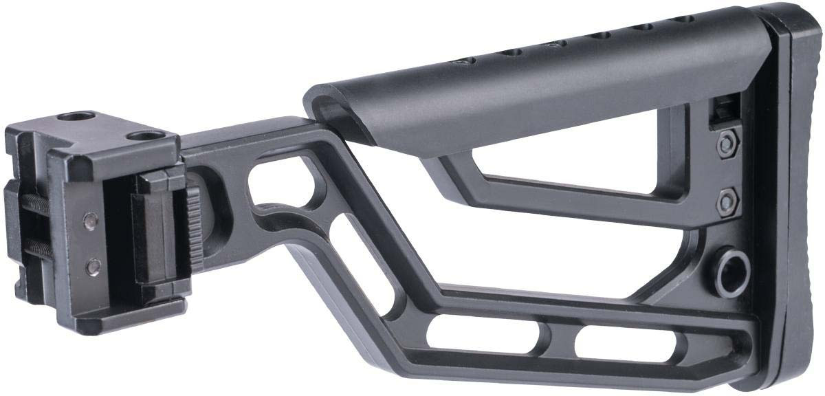 EMG Skeletonized Ambidextrous Folding Stock w/ Adjustable Cheek Riser for Picatinny Rail Mounts