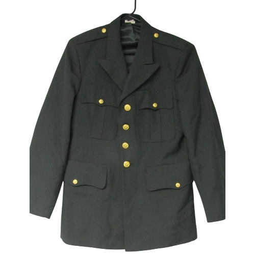 U.S. Armed Forces Serge Green AG-334 Poly/Wool Dress Coat