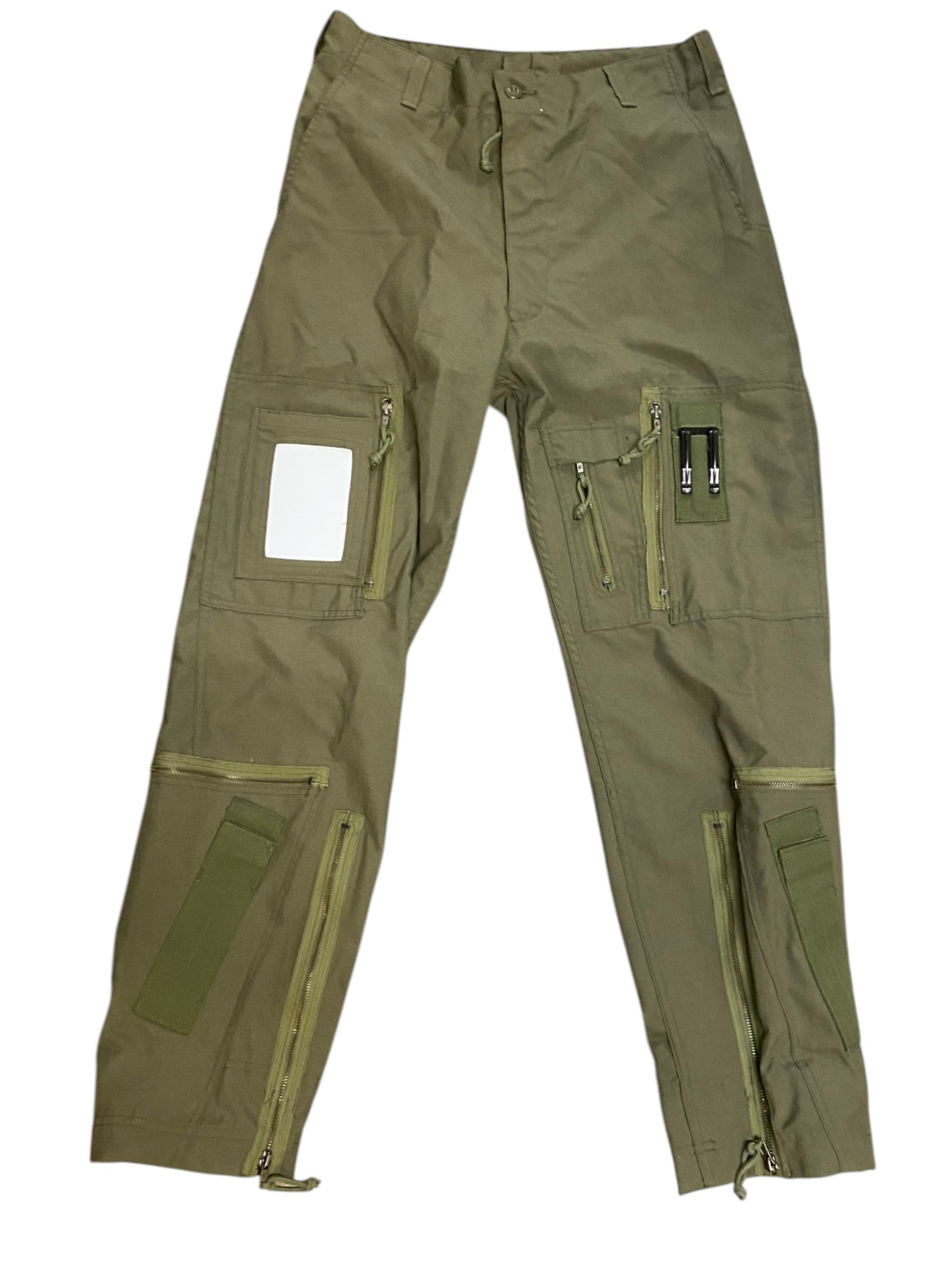 Canadian Armed Forces OD Tactical Helicopter Pants - Medium Long
