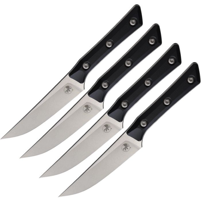 Steak Knife Set Black G10