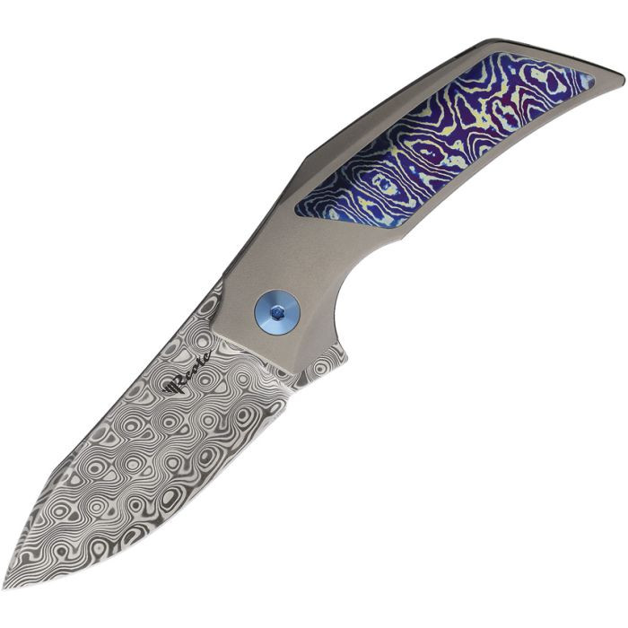 T2500 Framelock TI Damasteel