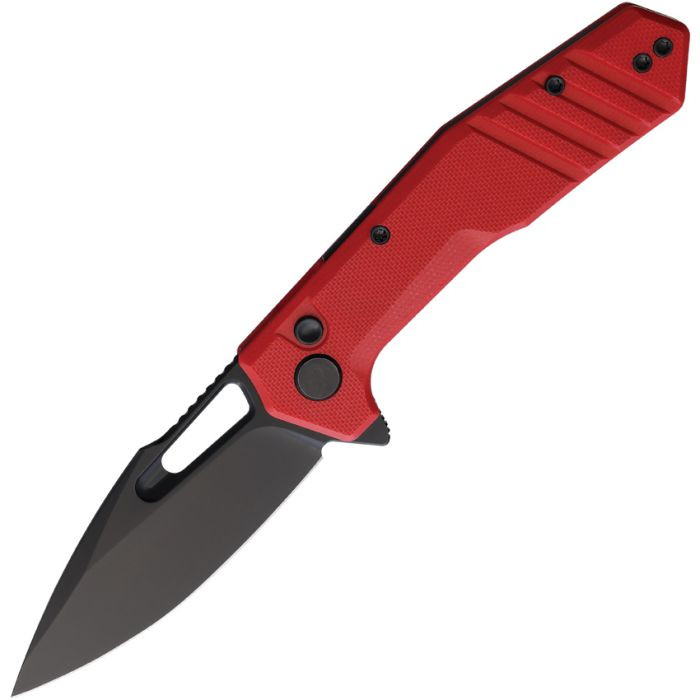 Rowdy Button Lock Red G10
