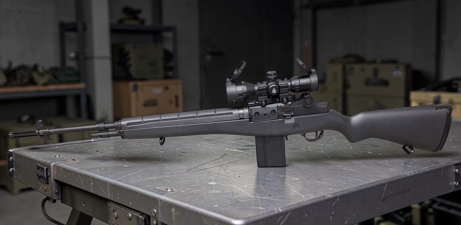 Classic Army M14 Match Airsoft AEG Rifle - Package - USEDⓈ