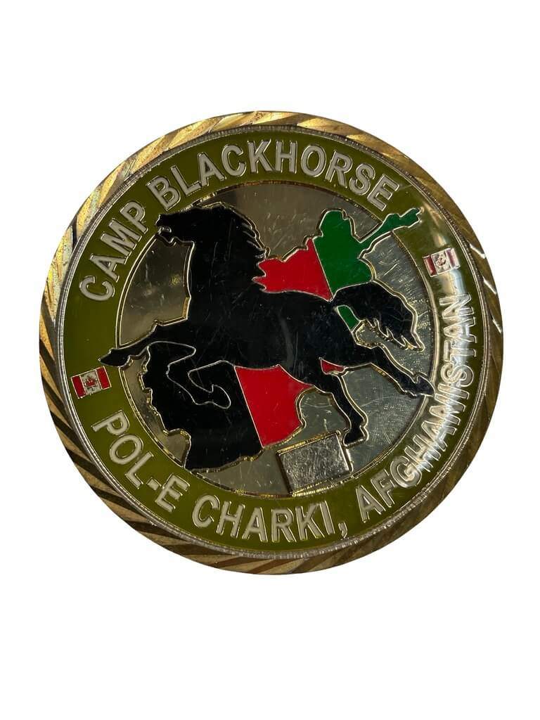 Canadian Afghanistan Camp Blackhorse Pol-E Charki Fielding Centre Challenge Coin