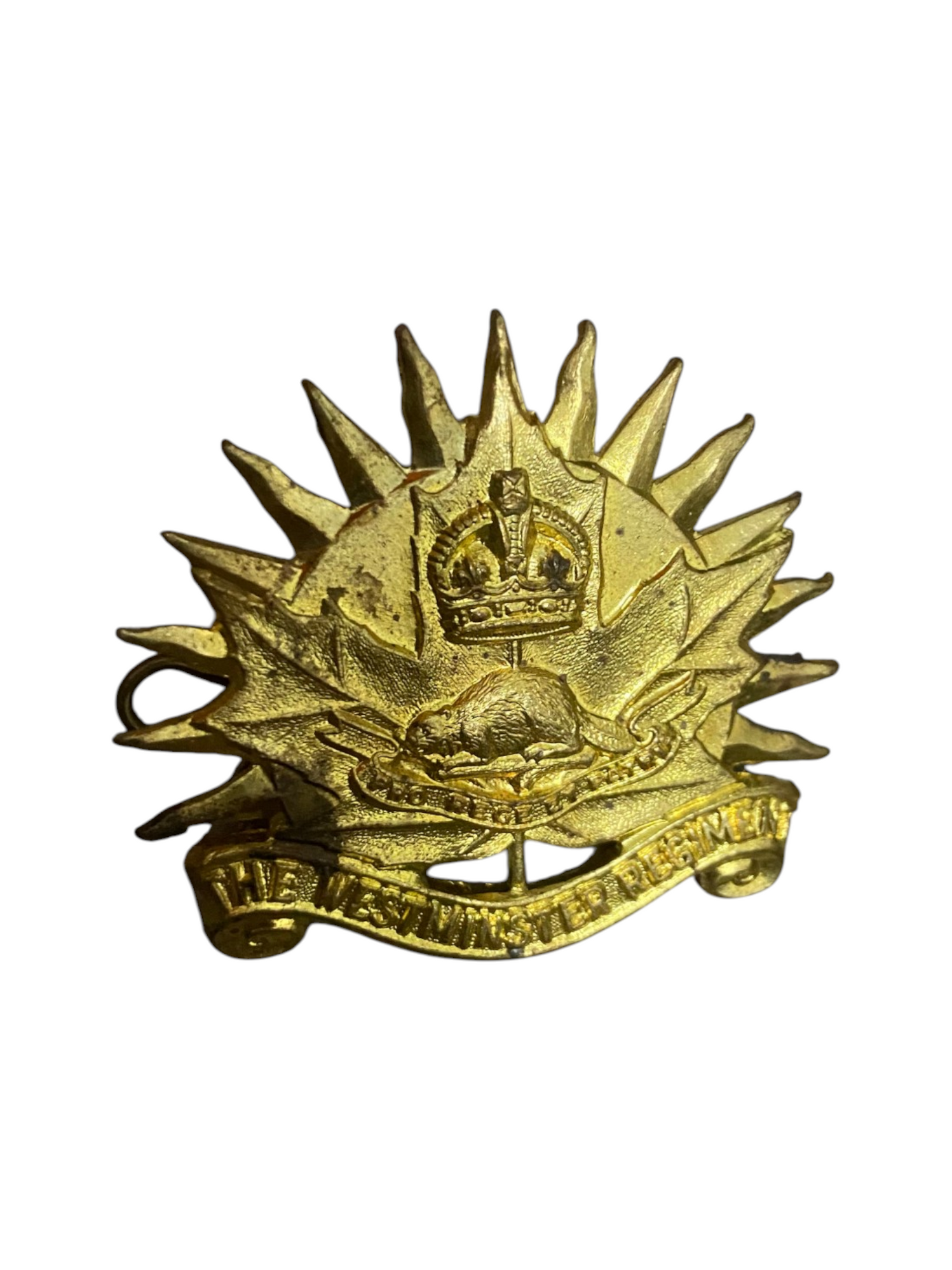WW2/Post War The Westminster Regiment Cap Badge