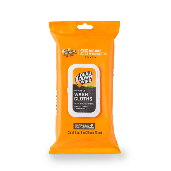 Field Wash Clothes Value Pack 25CT Bilingual