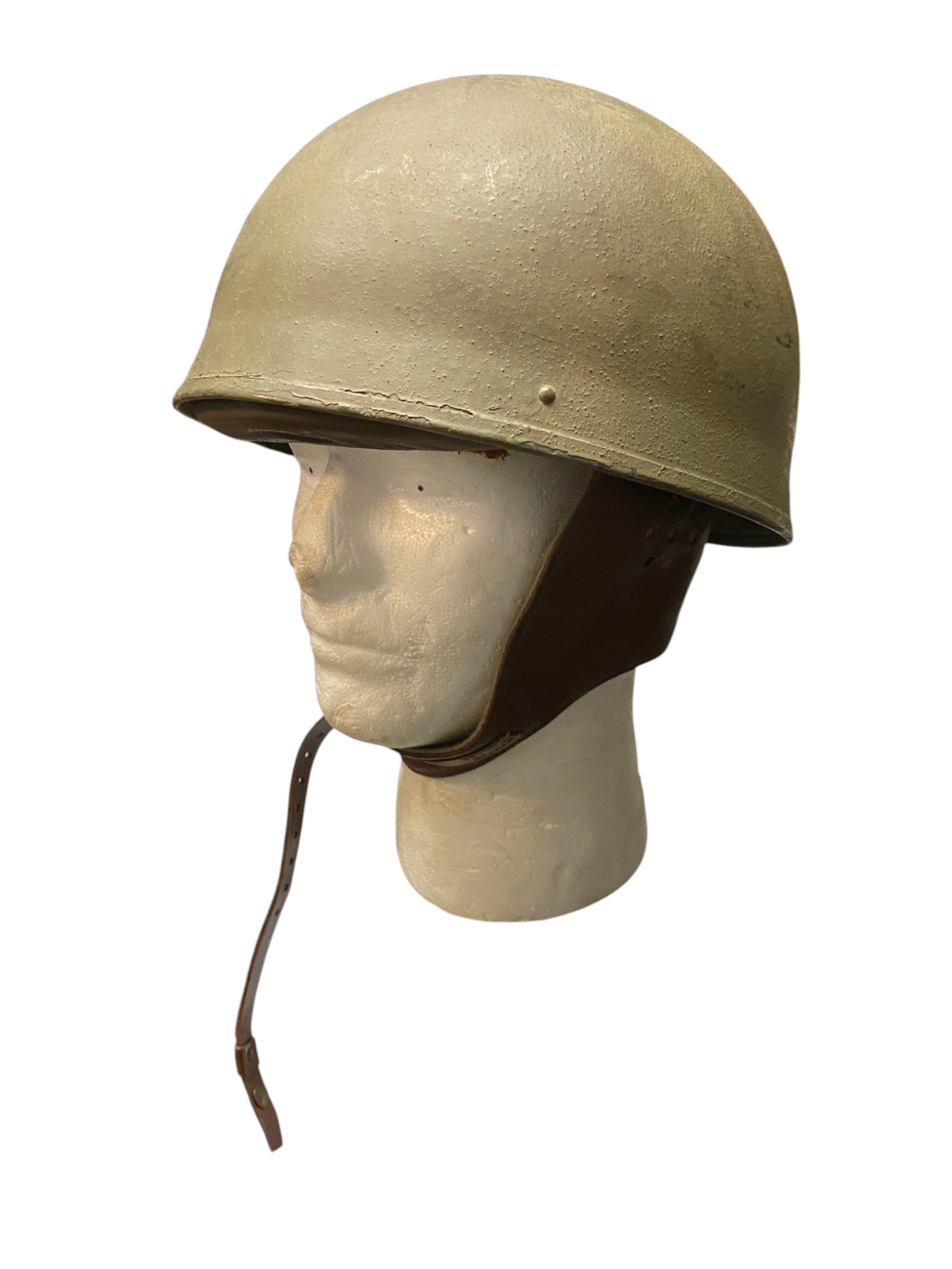 WW2 Canadian Dispatch Rider Helmet - Dated 1942