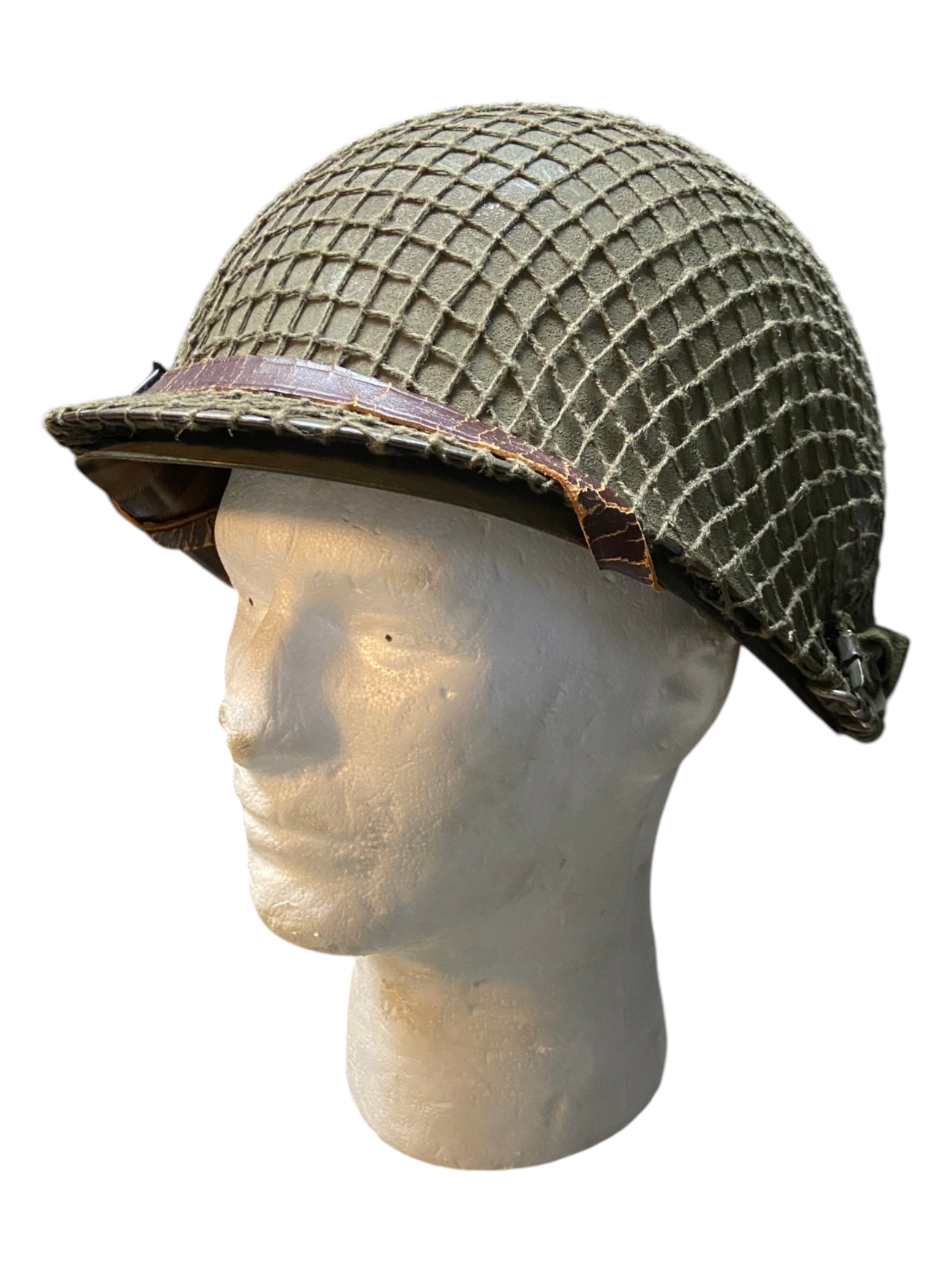 Post War/Korean War Period 1950s/1960s M1 Helmet W/Helmet Net