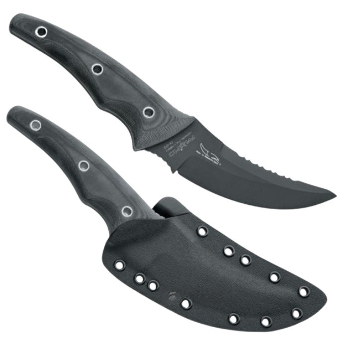 Fox Italy FKMD Recon Fixed Blade G10 Black Kydex Sheath
