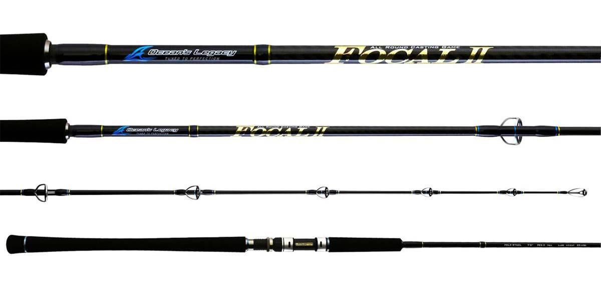 Ocean's Legacy Focal II Casting Spinning Fishing Rod