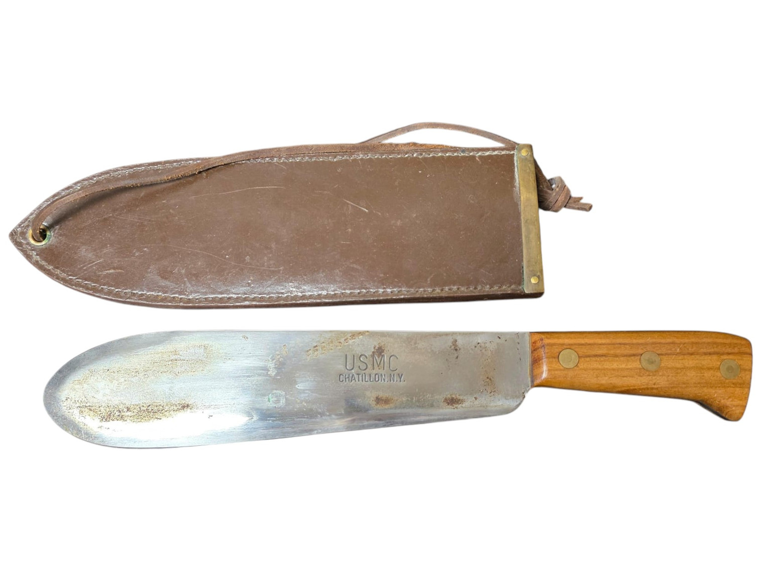 U.S. WW2 Marine Corps Hospital Corps Bolo Machete - High Quality Reproduction