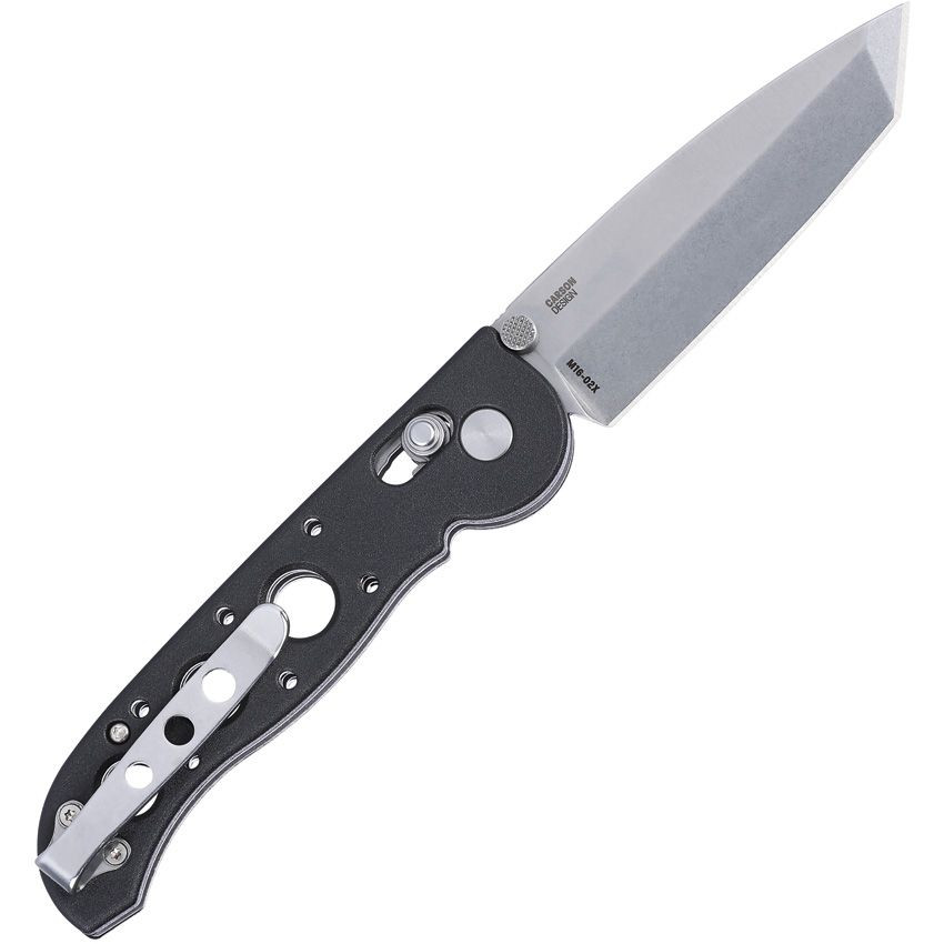 CRKT M16-02X Crossbar Lock D2 Stonewash - Grivory Black