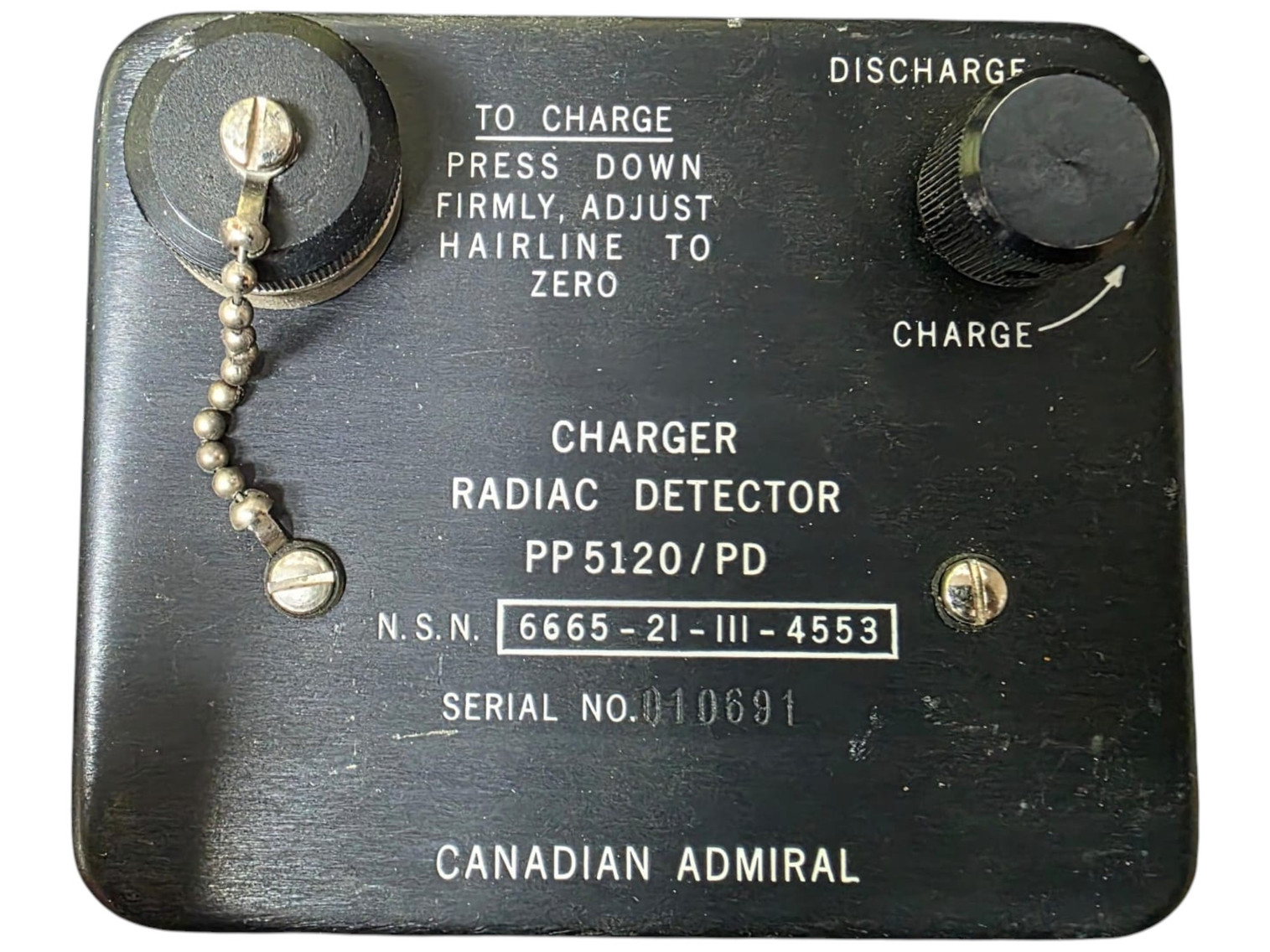 Canadian Military PP 5120/PD   Charger, Radiac Detector