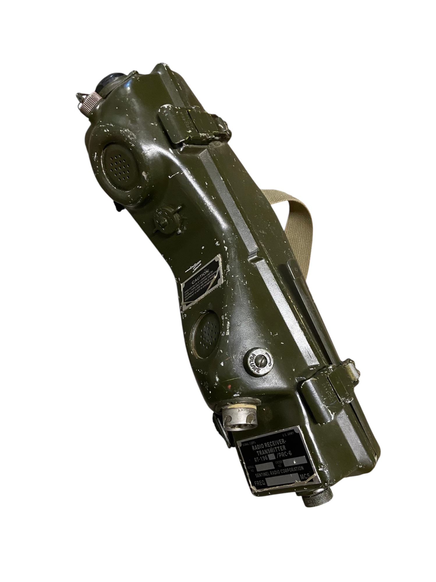 Israeli Defense Force U.S. Supplied RT-196/PRC-6 Hand Held Walkie-Talkie Radio