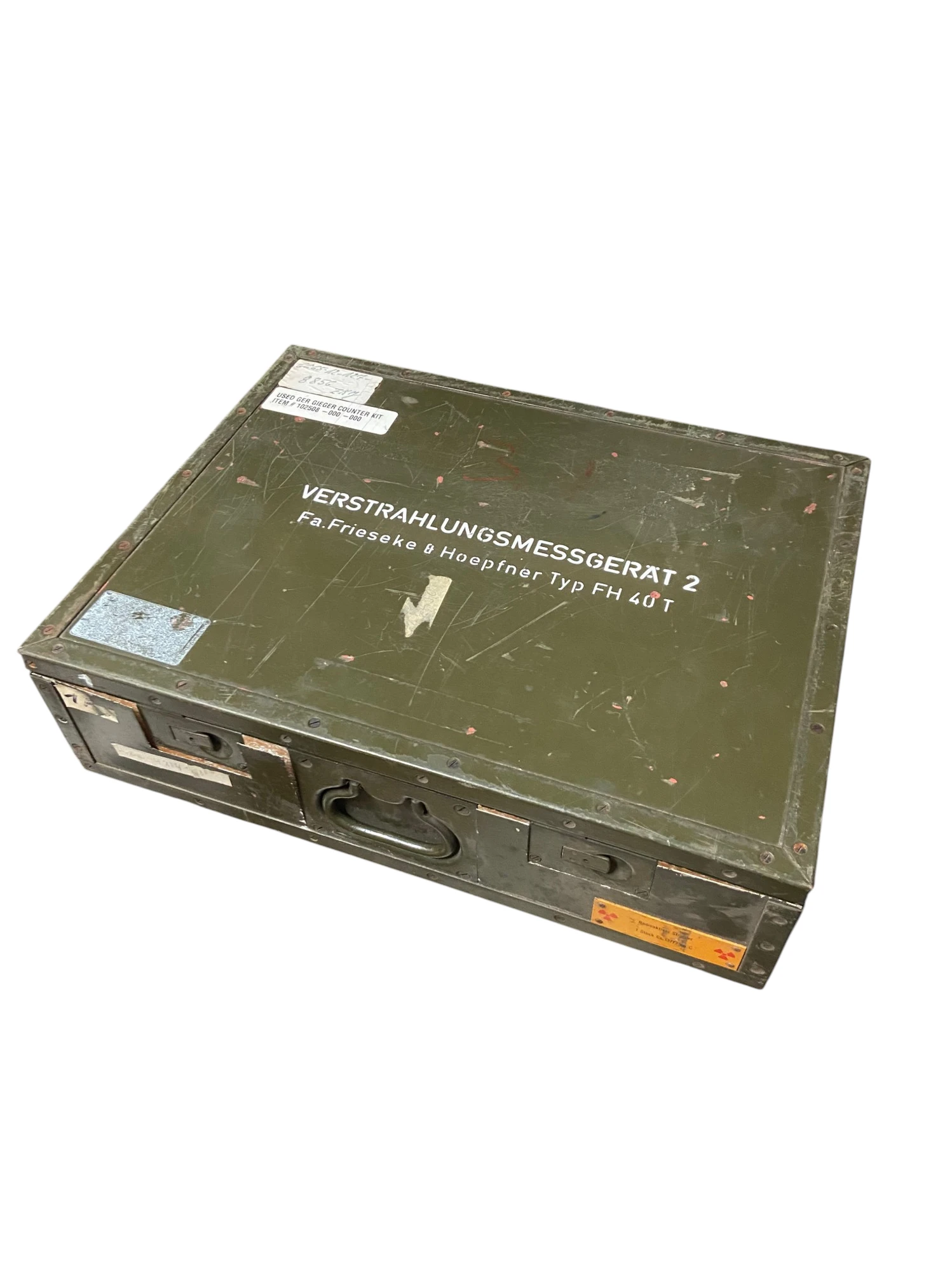 West German Bundeswehr Type 40T Radiation Detection Meter Kit